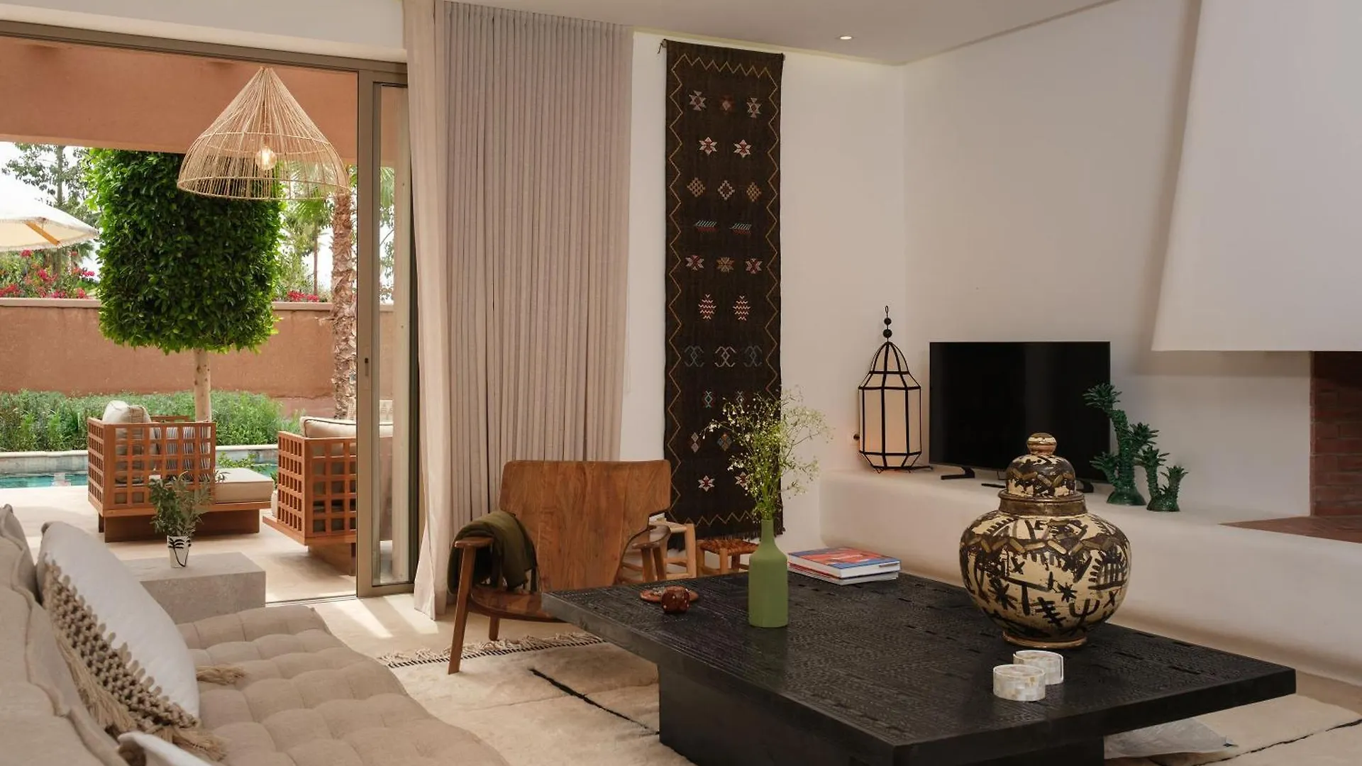 Villa Ty Habibi - Super 5 Bedroom With Private Heated Pool By The Golf Amelkis Marrakesz Maroko