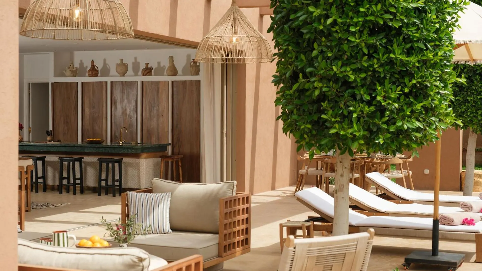 Villa Ty Habibi - Super 5 Bedroom With Private Heated Pool By The Golf Amelkis Marrakesz