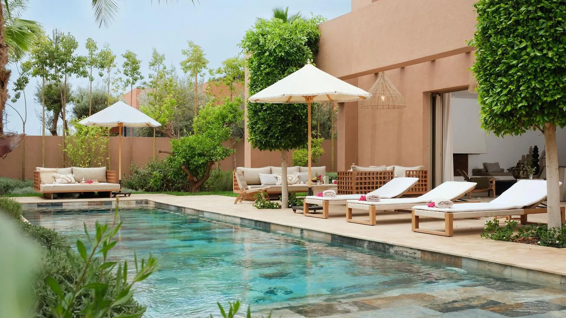 Villa Ty Habibi - Super 5 Bedroom With Private Heated Pool By The Golf Amelkis Marrakesz