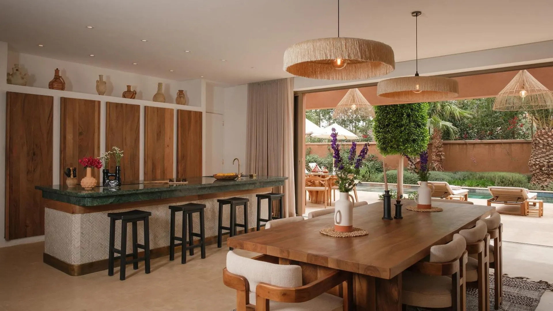Villa Ty Habibi - Super 5 Bedroom With Private Heated Pool By The Golf Amelkis Marrakesz